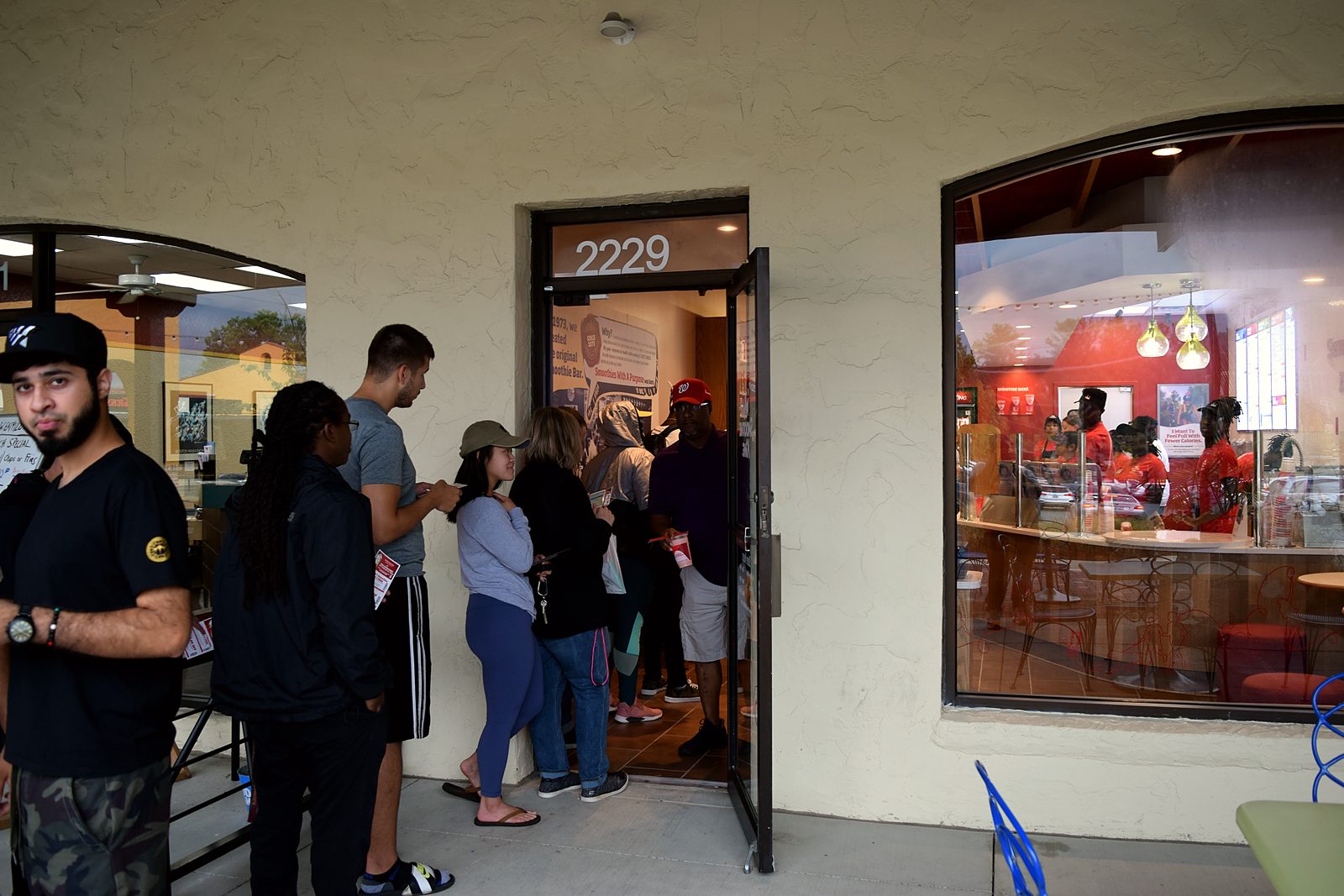 Grand opening line out the door